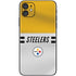 NFL Pittsburgh Steelers White Striped iPhone 11 Skin